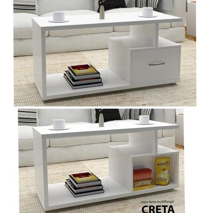 

Terlaris Meja Tamu Minimalis / Coffee Table / Meja Sofa Putih