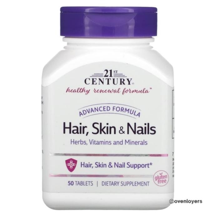 21St Century Advanced Formula Hair Skin & Nails 50 Tablets