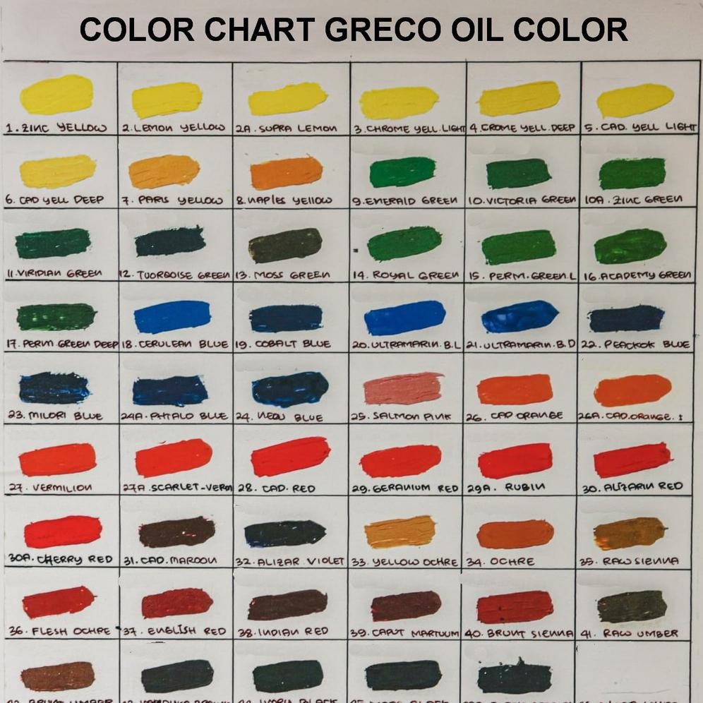 

KA Cat Minyak Greco 21ml (Kateg2) | Greco Oil Color