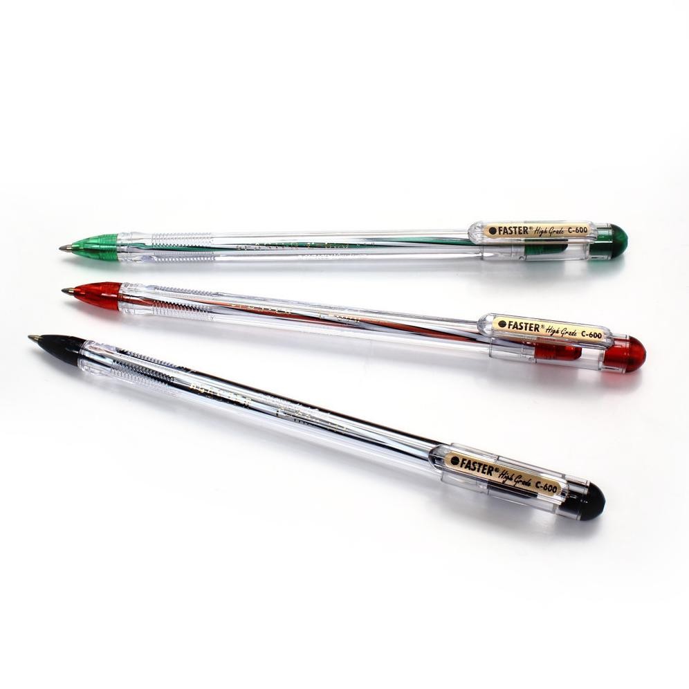 

FASTER - Pulpen Ball Pen C600 / Pen C6 - 0.7mm Bervariasi - LUSIN