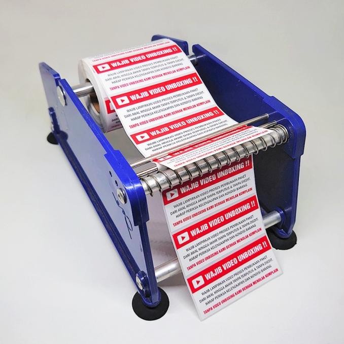 

KA Stiker Label Wajib Video Unboxing 7 x 3 cm (1 Roll Isi 500 Pcs)