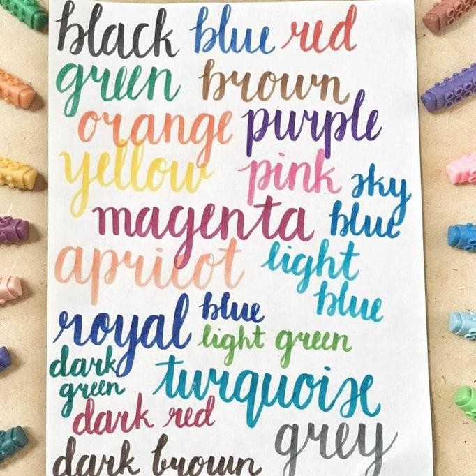 

Jy-6 Ku09 Ed-7 Artline Stix Brush Spidol Etx-01 / Brush Pen Warna Murah Berkualitas Original Premium Jy-6