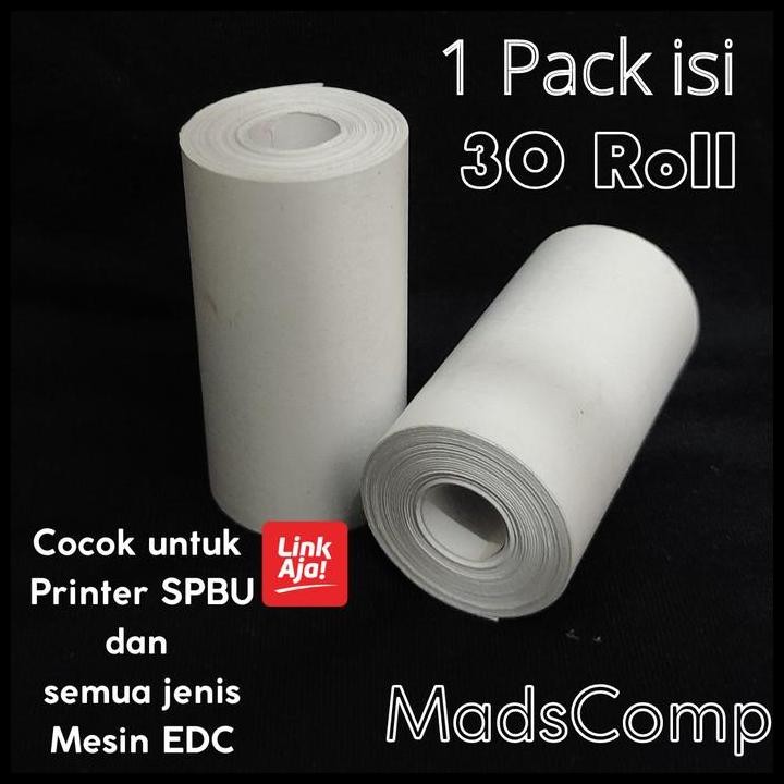 

Terlaris Kertas Struk Thermal 58X30 ( Isi 30 Roll) Thermal Paper 58X30 Good Quality