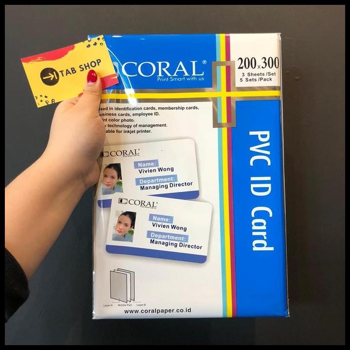 

Terlaris Coral Pvc Id Card Good Quality