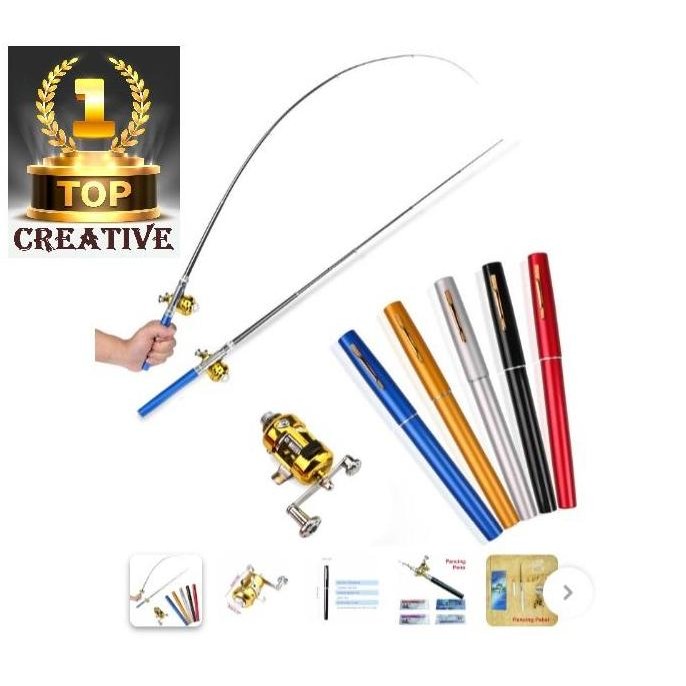 

Terlaris Pen Pancing Joran Rod Penn Alat Pancing Mini Pen Fishing Rod Spinning