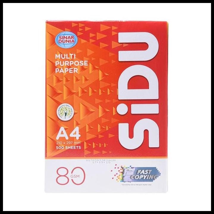 

Terlaris Kertas Hvs Sinar Dunia Sidu A4 80 Gram Good Quality