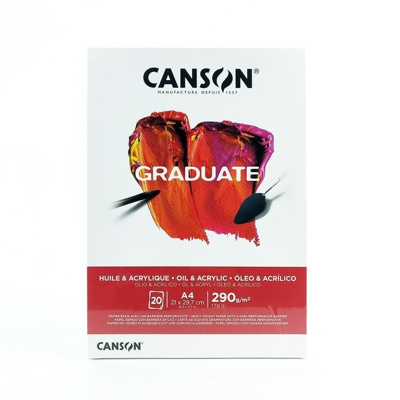 

LINDU Canson Graduate Pads For Oil Acrylic A4