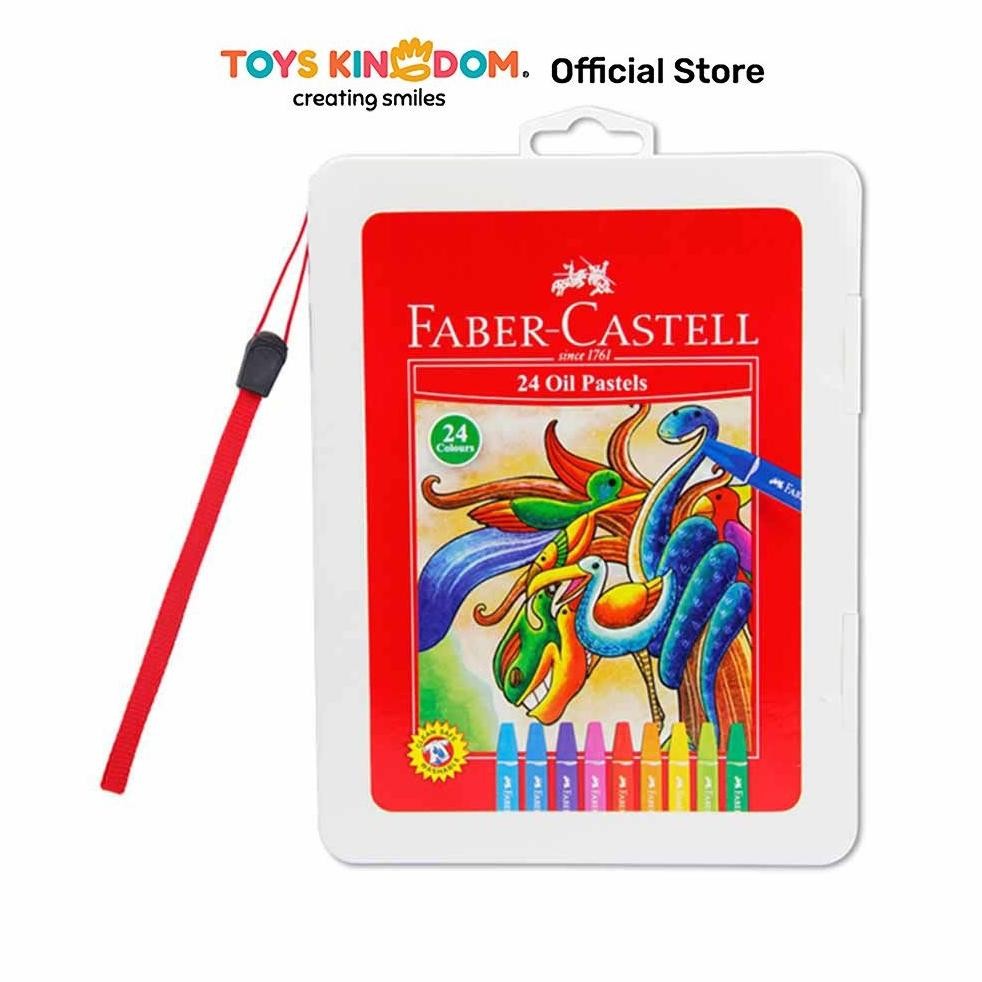 

LINDU Toys Kingdom Faber Castell Set 24 Pcs Oil Pastel Hexagonal 120089A Crayon Alat Tulis Warna Warni Alat Mewarnai Perlengkapan Sekolah Anak Peralatan Menggambar