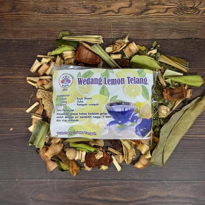 

#####] Wedang Rempah Lemon Telang Plus Gula Kristal, Sebagai Antioksidan