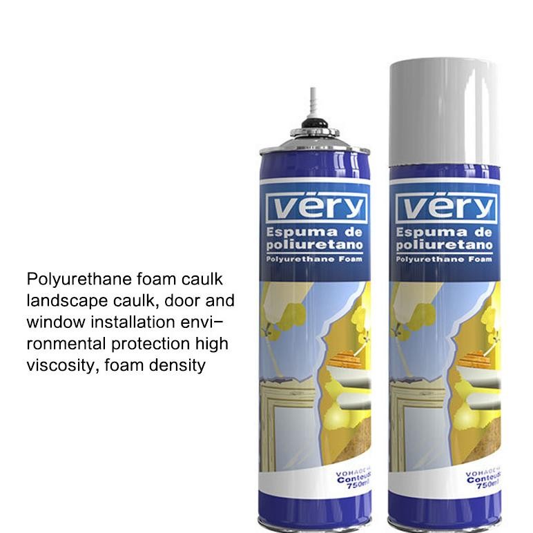 Lem Pu Sealant Foam Spray Busa Polyurethane Foam  750ml Pu Sealant Foam Spray