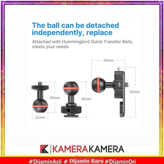 Promo Ulanzi R089 Hummingbird Quick Release Magic Arm With Cold Shoe