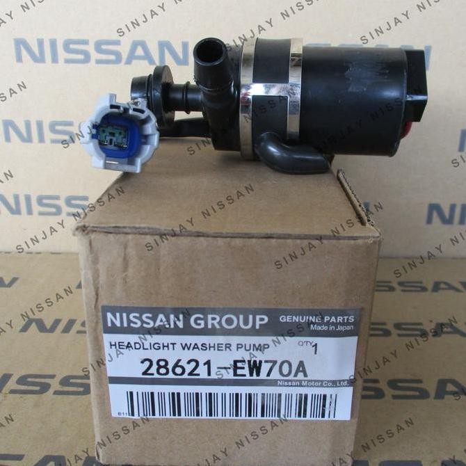 . XTRAIL T31 MOTOR WASHER HEAD LAMP BUMPER DEPAN  NISSAN XTRAIL T31 XT 28621-EW70A NON GENUINE