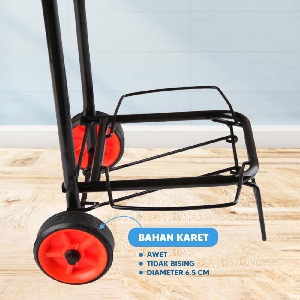 Troli Lipat Serbaguna Troli Barang Galon Troli Besi Serbaguna Dengan Tali Kuat