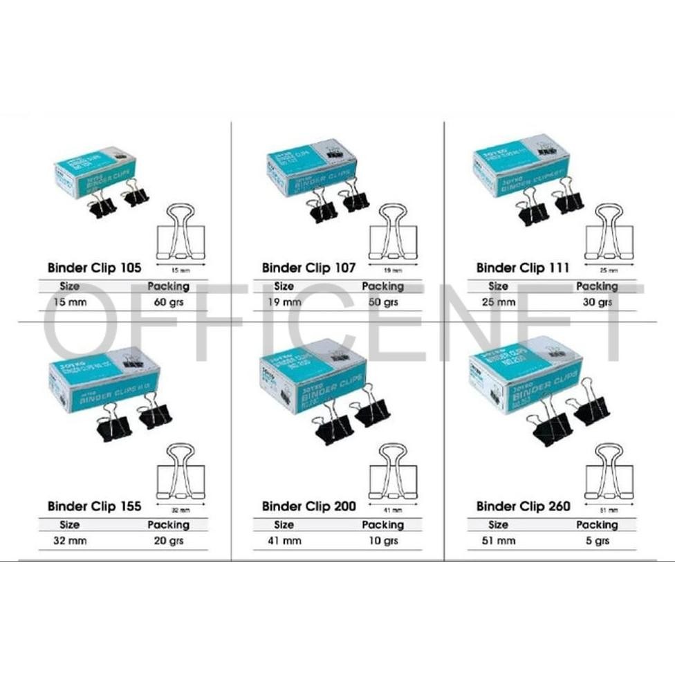 

Gtu-712 Paling Murah!!! Cq37 Binder Clip Joyko No. 105, 107, 111, 155, 200, 260 Terlaris Berkualitas Gtu-712