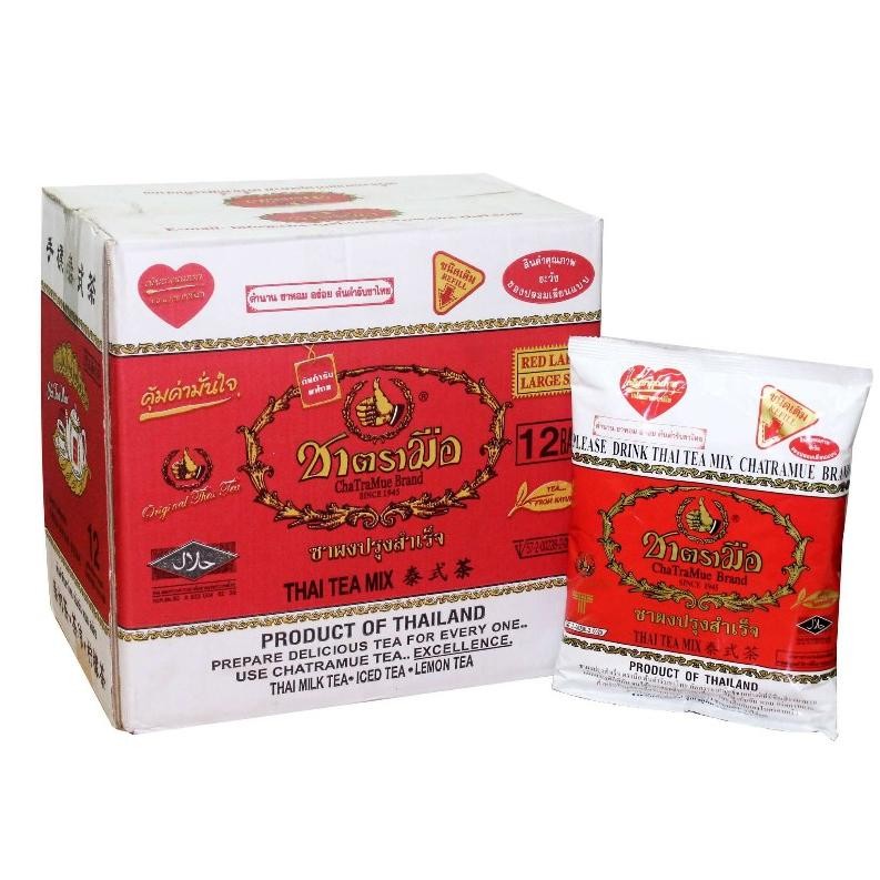 

Paling dicari Chatramue Thai Tea 400gr (isi 12) HALAL & BPOM EXP 2027 - KARTON