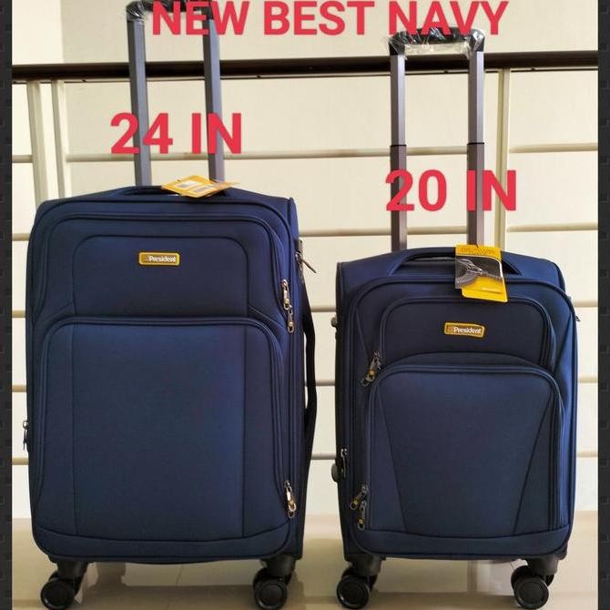 KOPER KAIN PRESIDENT 24 INCHI BAGASI RODA 4 TSA EXPAND