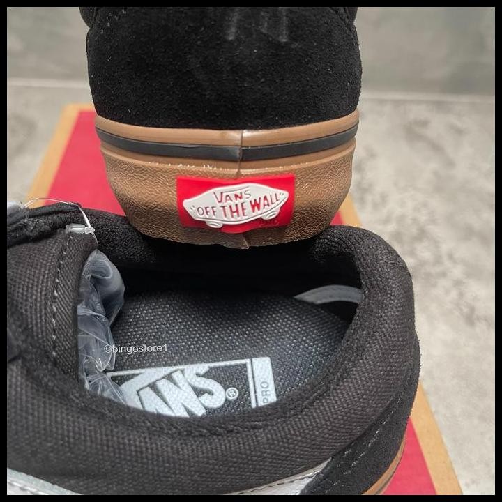 Terlaris Vans Oldskool Pro Black/Gum Original Bnib / Vans Old Skool Pro Good Quality