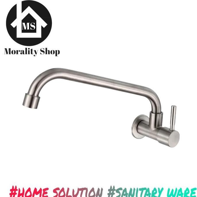 

Terlaris Kran Air Stainles Sus 304 Angsa Minimalis 30411- Keran Dapur Bebek H31