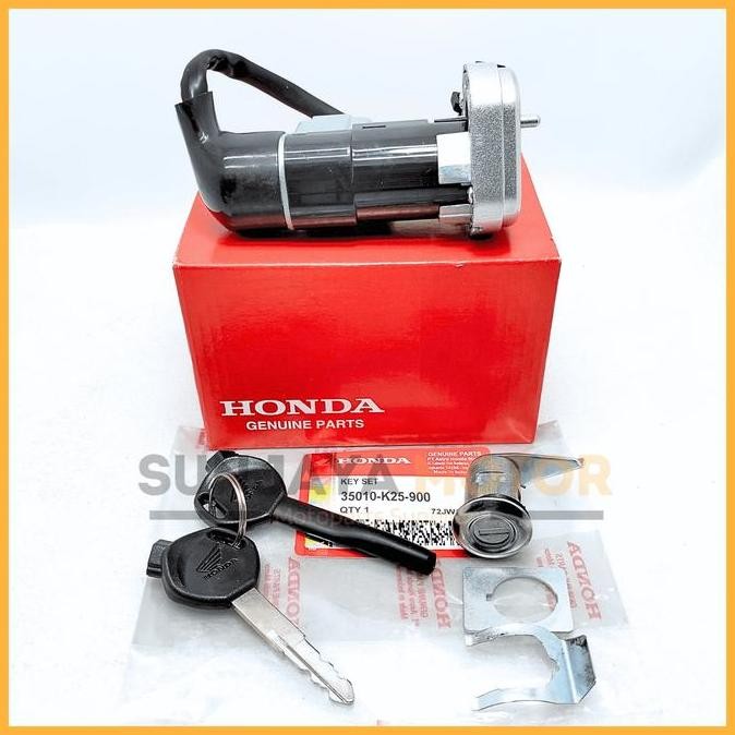 Kunci Kontak Set K25 Keyset Original Honda Beat Karbu Beat FI Beat Pop Beat ESP Kunci Motor 1 Set Ke