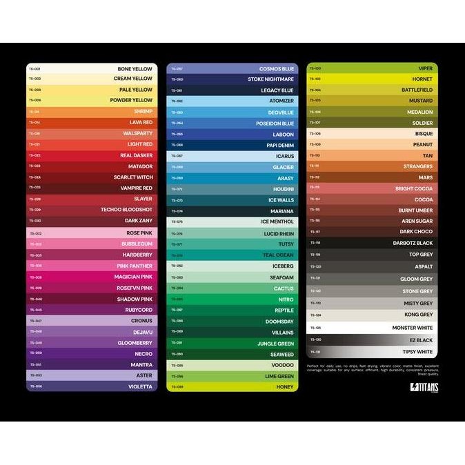 ready  TITANS PAINT 400ML ETALASE 5