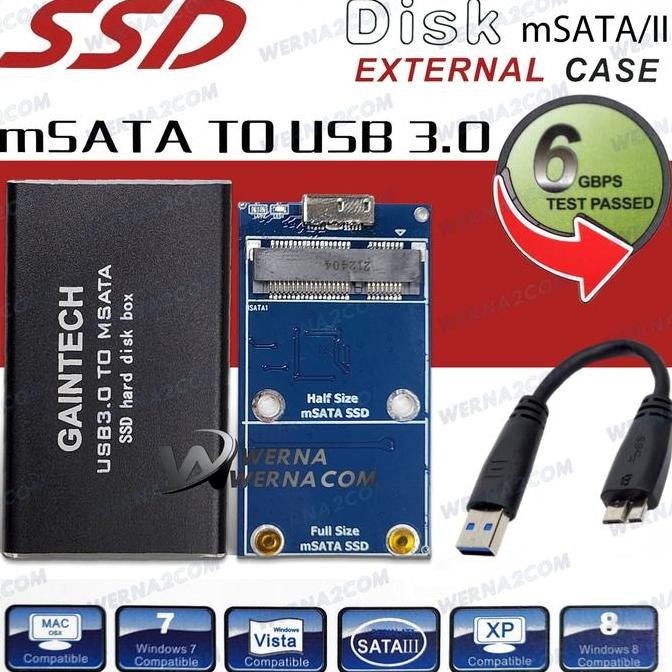 mSATA to USB 3.0 SSD Enclosure Case SSD mSATA