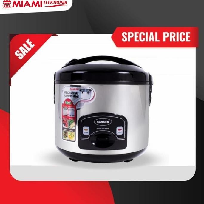 Magic Com Sanken Stainless SJ1999M / Rice Cooker Sanken SJ 1999 SJ1999