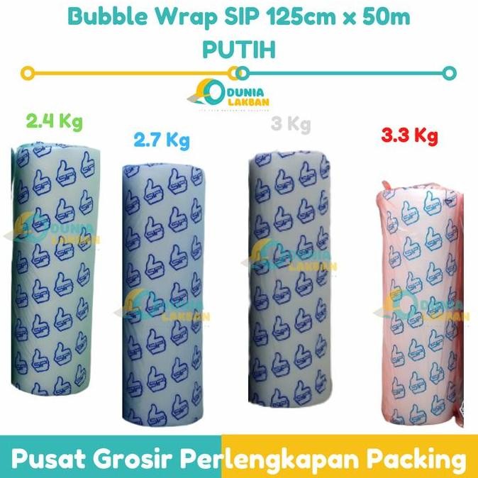 

ready (CARGO) BUBBLE WRAP SIP 125 X 50 METER 3.3 KG PREMIUM