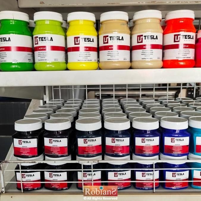 

ready !!! Alat Lukis / Cat Akrilik - Tesla Acrylic Paint - Uk. 125 ml (Part 2)