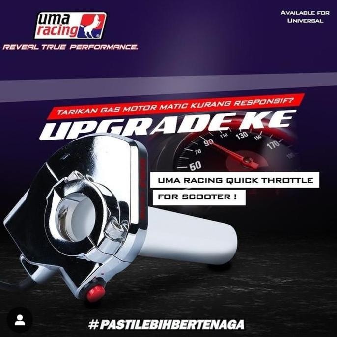 Gas Spontan Uma Racing Matic scooter kabel gas panjang