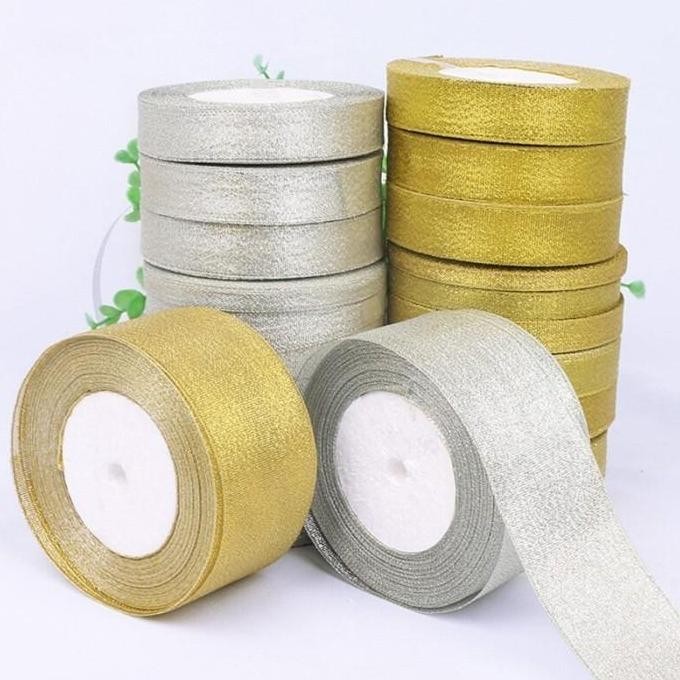 

ready Pita gliter gold 2 inch 5 cm