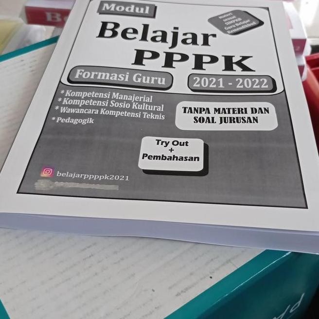(Tanpa Jurusan) Modul Buku PPPK 2021 ASN Guru PROMO TERBATAS