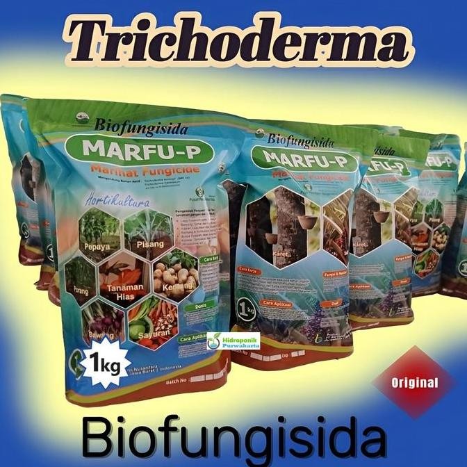 baru TRICHODERMA 1 Kg Fungisida Organik MARFU P Trikoderma Tricoderma