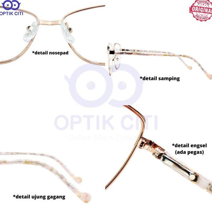 ready frame kacamata wanita original red cherry ST 2205 Cat Eyes Ringan Dan Ada Pegas Original