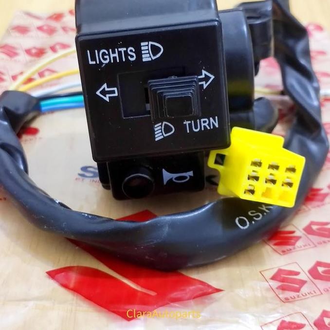 SAKLAR KIRI THUNDER 125 SAKELAR THUNDER 125 TOMBOL LAMPU SEIN THUNDER