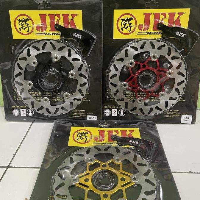 DISC CAKRAM DEPAN JFK 220MM BEAT SCOOPY VARIO 110 VARIO 125/150