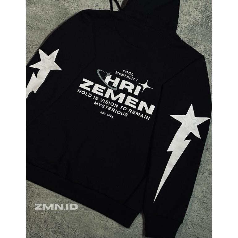 Promo Hoodie Boxy Hri Zemen Sweater Jumper Hoodie Pria Wanita  Free Stiker