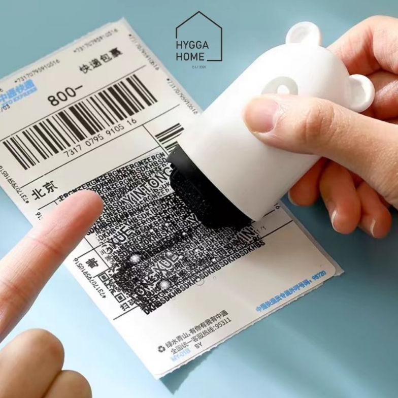 

Hygga Home YUNA Stampel Roller Beruang Lucu Pelindung Data Alamat Paket Dokumen Portable Cute Bear Stamp Privacy Cover