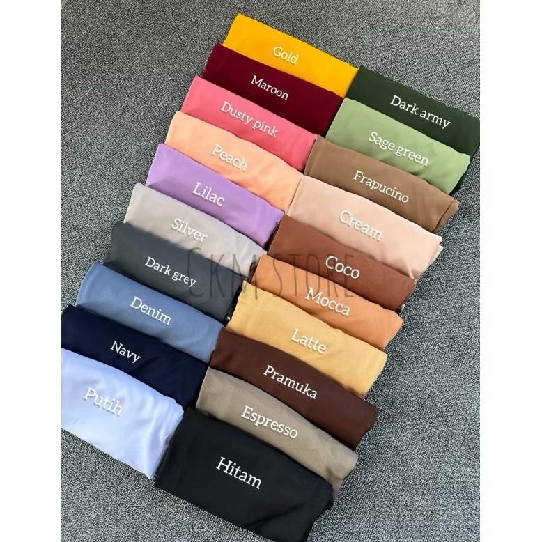 Jg-56 Oz67 Hrn-813 Hijab Bergo Akrilik Size M Menutup Dada // Hijab Instan Bergo Akrilik Size M Prem