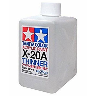 

81040 Tamiya X-20A Thinner Acrylic Paint 250Ml Restock