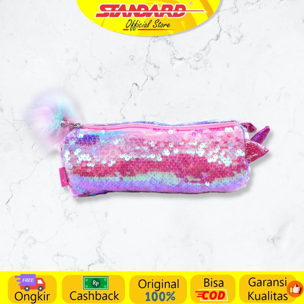 

Standard - Funzzy Pencil Case Unicorn Glitter ( Tempat Pensil / Tempat Alat Tulis / Puplen / Pencil / HP / Uang / Pencase )