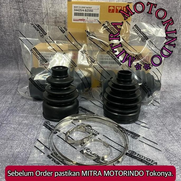 . Boot drive shaft-karet drive shaft 1set in/out calya-sigra-agya-ayla