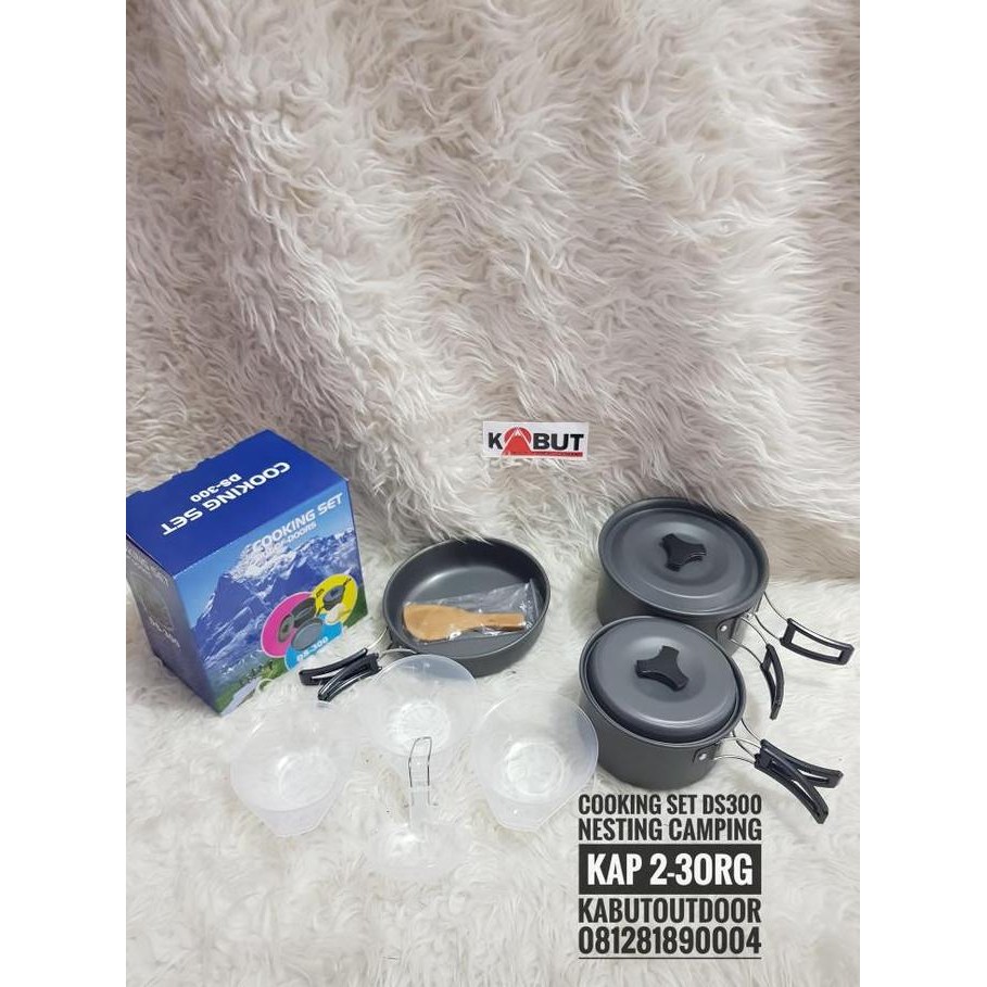 Alat Masak Camping Cookingset Ds300 / Nesting Gunung / Ds300