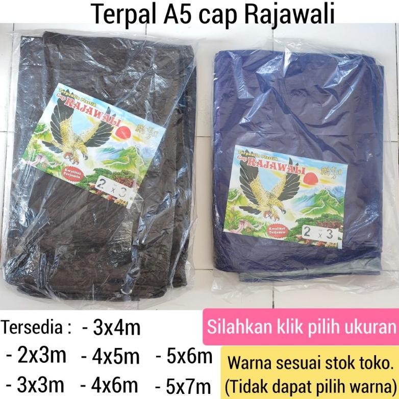 BEST Terpal Plastik A5 Biru Silver , Coklat Silver 2x3 3x3 3x4 4x5 5x6 5x7 meter/ Tenda Plastik