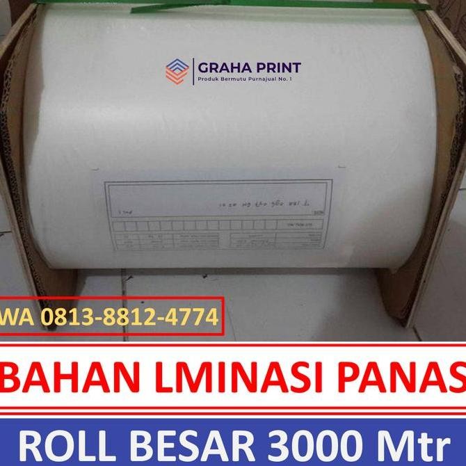 

Terbaru Plastik Laminasi Panas Bopp Bahan Laminating Thermal Hot Roll Jumbo
