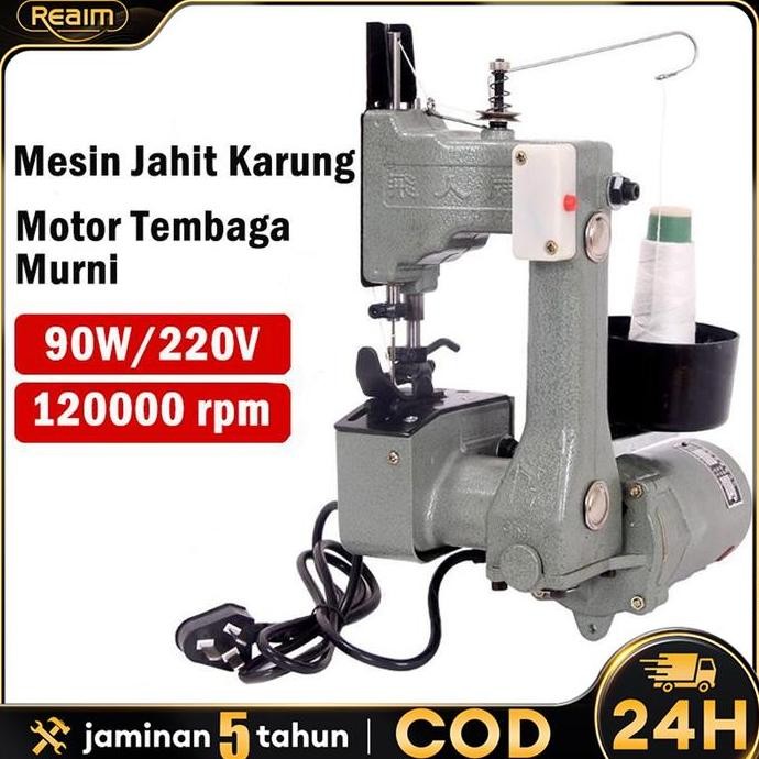 Mesin Jahit Karung Flyingman GK 9-2 Portable Bag Closer GK9-2 benang Portable Bag Closer Alat Jarum