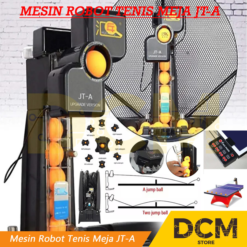 Robot Mesin Pingpong Tenis Meja /Machine Table Tenis Ball Huipang JT-A