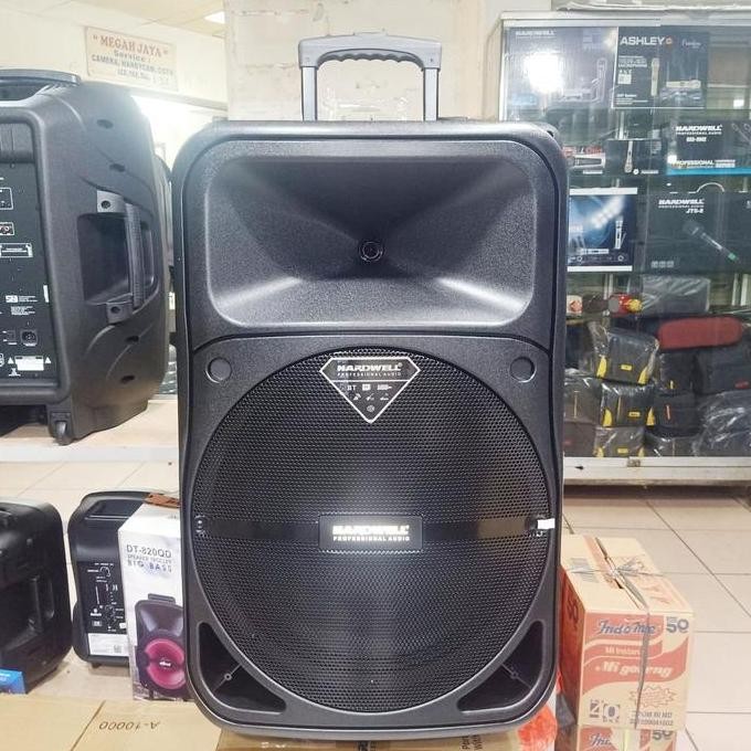 Speaker Portable 15 Inch Terbaik Hardwell Powerful 15 Pro Bluetooth New Stok