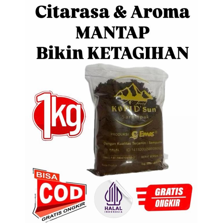 

NEW!!! COD | 1 KG KOPI BUBUK | KOPI ASLI | KOPI HITAM | KOPI BIASA | DSUN GEMAS | Sedap, Harum, Nikmat | PROMO