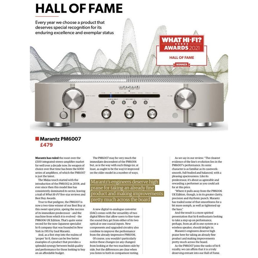 Marantz Pm6007 Pm 6007 Stereo Integrated Amplifier New Stok