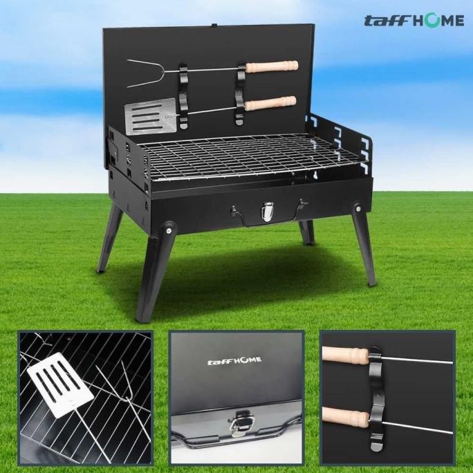 Alat Panggang Arang Bakar Daging Ikan Sate BBQ Outdoor Lipat [terbaik]